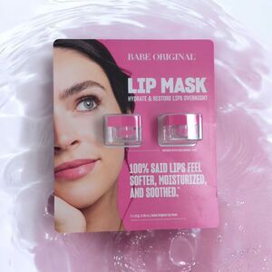Babe Original Overnight Lip Mask Set 2 Pack 0.38